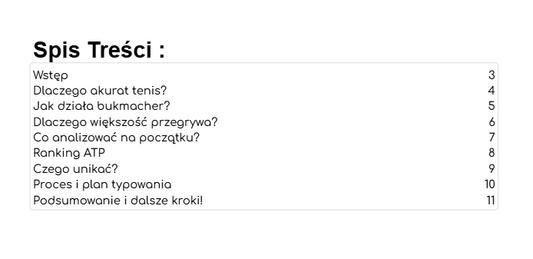 Jak zarabiać na tenisie? Poziom: Początkujący